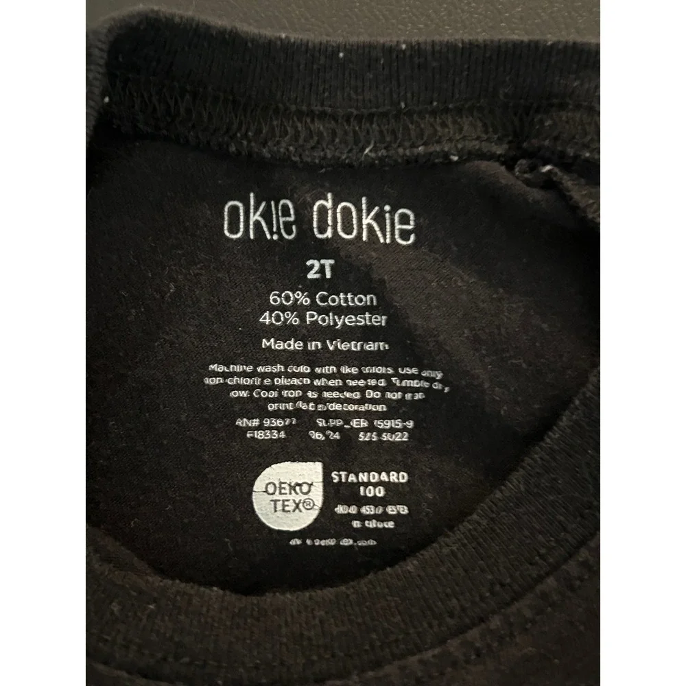 Okie Dokie Toddler Boys 2T Tiniest Tailgater Football Shirt and Joggers Set 1348